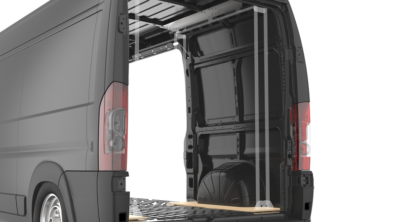 Ram ProMaster 136" WB Standard & High Roof - Roof & Floor Anchor Kit #RSVAKRPM136SRHR20