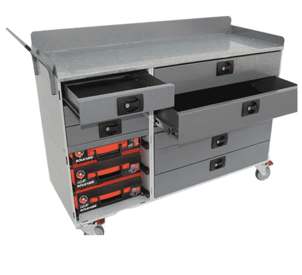 RCKIT/TY/1 Dual Metal Drawer Trolley Kit