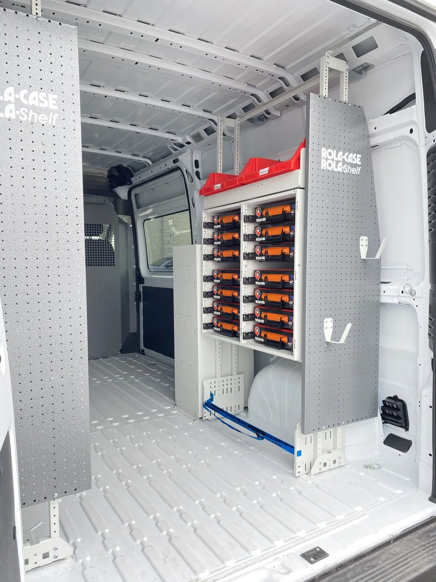 RolaCase van shelving for Base Package