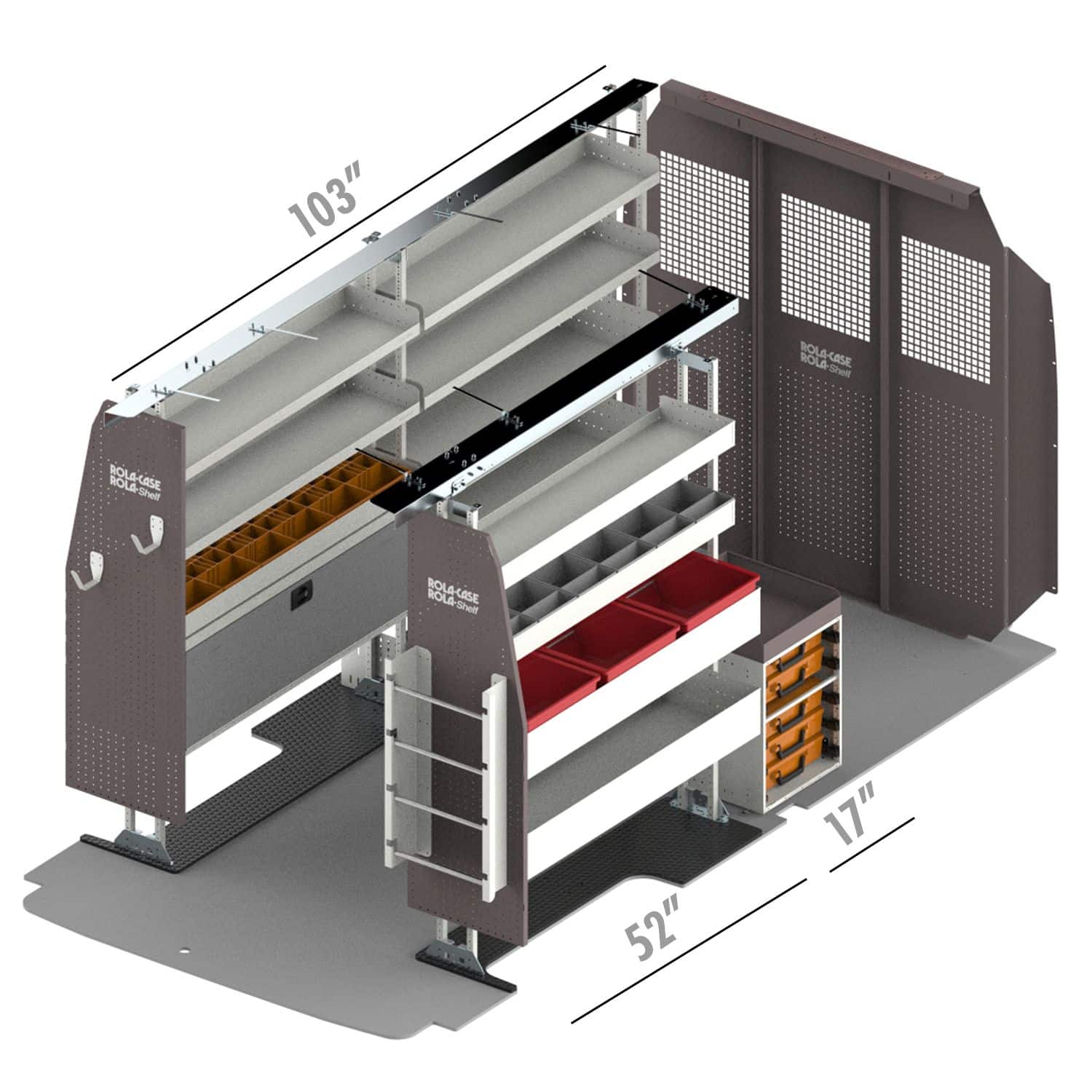 Ford Upfits & Accessories - Rola-Case Rola-Shelf USA